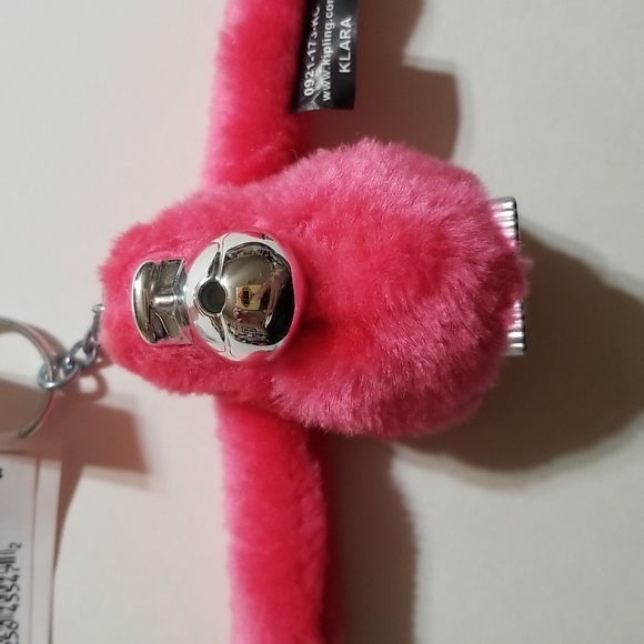Flashy Pink Kipling Keychain - Picture 3 of 4